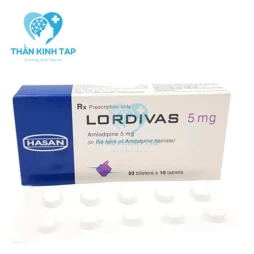 Lordivas 5mg - Điều trị tăng huyết áp, đau thắt ngực
